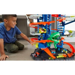 MATTEL Hot Wheels - Megacity Parkgarage -Spielzeugladen 223286 887961813425 mattel hw rennbahn hw ultimate garage 03