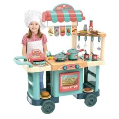 Besttoy - Kinder Imbisswagen -Spielzeugladen 226952 4016096405779 besttoy imbisswagen 09