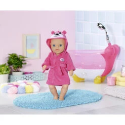 Zapf Creation BABY Born Little - Bademantel - 36 Cm -Spielzeugladen 227151 4001167830581 zapf bb bademantel 05