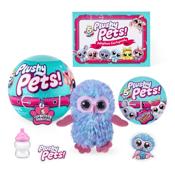 Zuru 5 Surprise - Plushy Pets - Serie 1 - 1 Stück 5 Zuru 5 Surprise - Plushy Pets - Serie 1 - 1 Stück – Bild 5