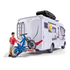 Dickie Hymer Camping Van Mit Zubehör - Camper Set -Spielzeugladen 231258 4006333075377 camper set dickie 03