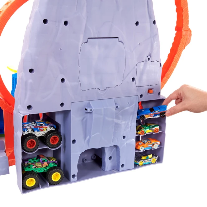MATTEL Hot Wheels Monster Trucks - Spielset - T-Rex Vulkanarena 4 MATTEL Hot Wheels Monster Trucks - Spielset - T-Rex Vulkanarena – Bild 4