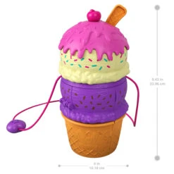 MATTEL Polly Pocket - Eiswaffel Schatulle -Spielzeugladen 231837 194735042760 mattel polly pocket ice cream 02