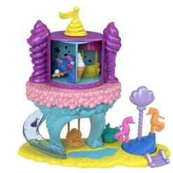MATTEL Polly Pocket - Regenbogen-Einhornspaß Meerjungfrauen-Bucht