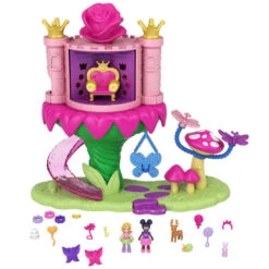 MATTEL Polly Pocket - Regenbogen-Einhornspaß Feenflug -Spielzeugladen 231839 887961974126 polly pocket rainbow funland