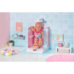 Zapf Creation BABY Born - Bath - Begehbare Dusche -Spielzeugladen 232788 4001167830604 baby born walk shower 04