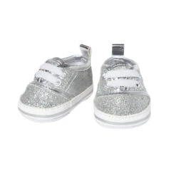Glitzer-Sneakers - Silber - Größe 38 - 45 Cm