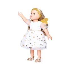 Puppenkleid - Schutzengel - Größe 35 - 45 Cm -Spielzeugladen 234032 4001949021527 schutzengelkleid heless 05