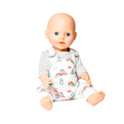 Puppenstrampler Set - Pinguin Pünktchen - Größe 35 - 45 Cm -Spielzeugladen 234034 4001949021855 pinguin strampler heless 04