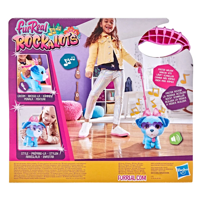 Hasbro FurReal Friends - Rockalots - Interaktives Hündchen 3 Hasbro FurReal Friends - Rockalots - Interaktives Hündchen – Bild 3
