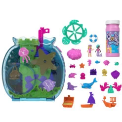 MATTEL Polly Pocket - Seifenblasen Aquarium Mit Unterwasserthema -Spielzeugladen 236676 194735048304 mattel pollypocket 05