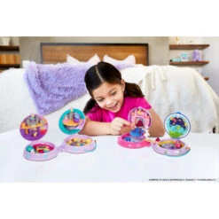 MATTEL Polly Pocket - Rollschuh-Disko-Schatulle - 1 Stück