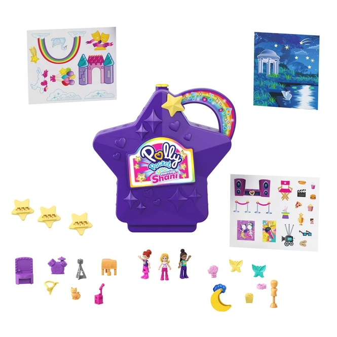 MATTEL Polly Pocket - Talent Show-Schatulle Mit Shani-Figur 2 MATTEL Polly Pocket - Talent Show-Schatulle Mit Shani-Figur – Bild 2