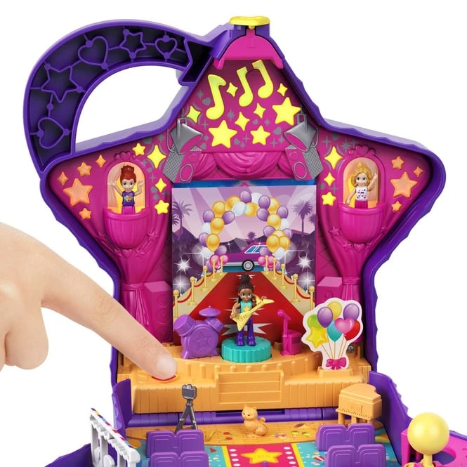 MATTEL Polly Pocket - Talent Show-Schatulle Mit Shani-Figur 4 MATTEL Polly Pocket - Talent Show-Schatulle Mit Shani-Figur – Bild 4