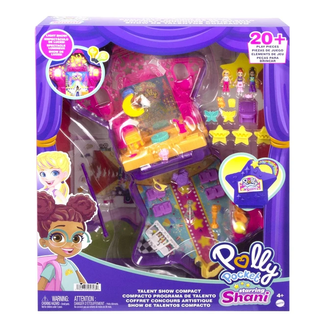 MATTEL Polly Pocket - Talent Show-Schatulle Mit Shani-Figur 1 MATTEL Polly Pocket - Talent Show-Schatulle Mit Shani-Figur