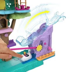 MATTEL Polly Pocket - Tierparty Baumhaus Spiel-Set