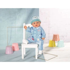 Zapf Creation BABY Born - Deluxe Jeans Overall - 43 Cm -Spielzeugladen 241654 4001167832592 zapf baby born deluxe jeans overall 03