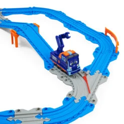 SPIN MASTER Mighty Express - Schienen Set Mit Push-and-Go Zug Mechaniker Milo -Spielzeugladen 242080 778988359761 spin master mighty express train track 04