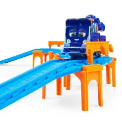 SPIN MASTER Mighty Express - Schienen Set Mit Push-and-Go Zug Mechaniker Milo -Spielzeugladen 242080 778988359761 spin master mighty express train track 06