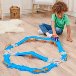 SPIN MASTER Mighty Express - Schienen Set Mit Push-and-Go Zug Mechaniker Milo -Spielzeugladen 242080 778988359761 spin master mighty express train track 07