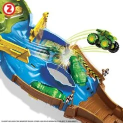 MATTEL Hot Wheels Monster Trucks - Wettkampf Rennstrecke -Spielzeugladen 242509 194735058082 mattel wettkampf rennstrecke 03