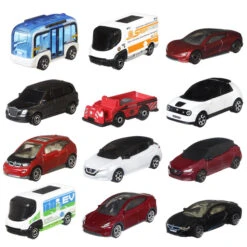 MATTEL Matchbox - Multipack - MBX Elektro Autos -Spielzeugladen 242517 194735059157 mattel matchbox basic ev 12 pack 01