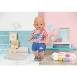 Zapf Creation BABY Born - Pyjama Und Clogs - 43 Cm -Spielzeugladen 245995 4001167834268 zapf babyborn pyjama und clogs set 43cm 02