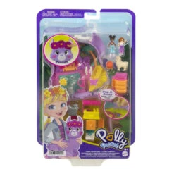 MATTEL Polly Pocket - Camp Abenteuer Lama Schatulle -Spielzeugladen 247132 194735109111 Mattel Polly Pocket Lama Camp 06
