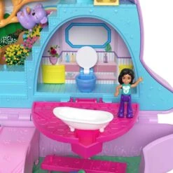 MATTEL Polly Pocket - Mama Und Joey Känguru Tasche -Spielzeugladen 247133 194735108664 Mattel Polly Pocket Kaenguru Schatulle 04
