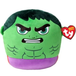 Marvel - Ty Squishy Beanies - Plüsch Kissen Hulk - Ca. 31 Cm