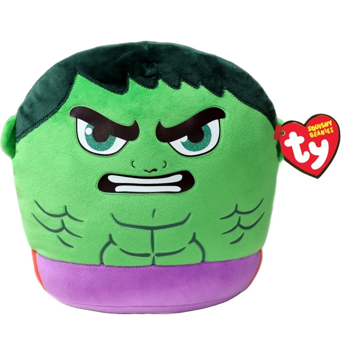 Marvel - Ty Squishy Beanies - Plüsch Kissen Hulk - Ca. 31 Cm 1 Marvel - Ty Squishy Beanies - Plüsch Kissen Hulk - Ca. 31 Cm