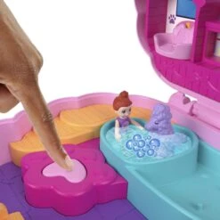 MATTEL Polly Pocket - Stylischer Pudel - Schatulle -Spielzeugladen 249599 194735109135 Mattel Polly Pudel 03