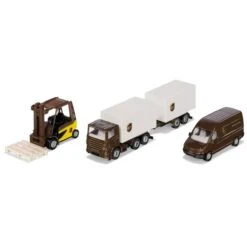 Siku Super 6324 - UPS Logistik Set -Spielzeugladen 4006874063246 209177