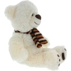 Besttoy - Plüsch-Bär Mit Schal - Weiß - Ca. 30 Cm -Spielzeugladen 4016096348892 20989502