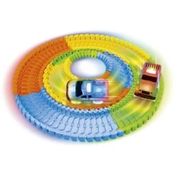 Rennbahn Zum Zusammenstecken - Glow In The Dark -Spielzeugladen 4016096366704 2118519