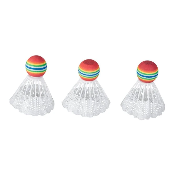 Federbälle - Mit Bunter Softspitze - 3 Stück - Besttoy 1 Federbälle - Mit Bunter Softspitze - 3 Stück - Besttoy