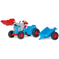 ROLLY TOYS Trettraktor Mit Anhänger Und Frontlader - RollyKiddy