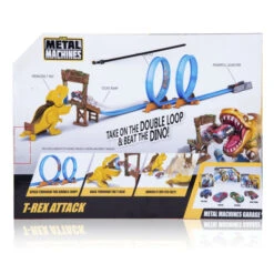 Zuru Metal Machines Rennbahn - T-Rex Attack - Ca. 3,6m 11 Zuru Metal Machines Rennbahn - T-Rex Attack - Ca. 3,6m -Spielzeugladen 6702 metalmachines t rexattack 04