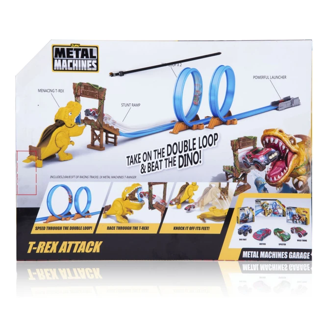 Zuru Metal Machines Rennbahn - T-Rex Attack - Ca. 3,6m 6 Zuru Metal Machines Rennbahn - T-Rex Attack - Ca. 3,6m – Bild 6