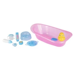 Puppenset - Badewanne Und Zubehör - 43 Cm - 1 Set -Spielzeugladen baderosa